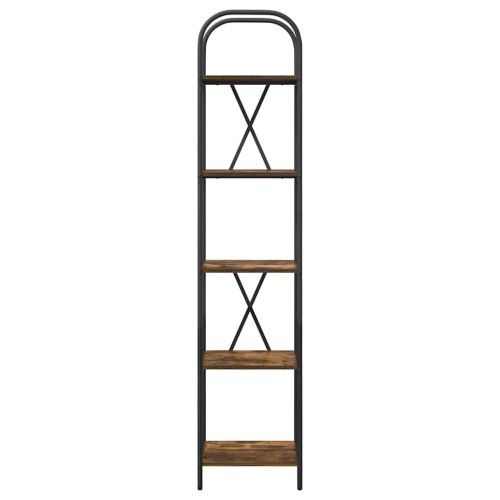 Рафт за книги Димян дъб 40 x 30 x 183 см Инженерно дърво