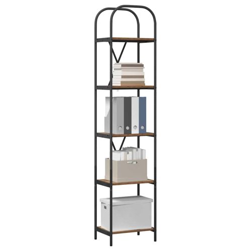 Рафт за книги Старо дърво 40 x 30 x 183 см Инженерно дърво