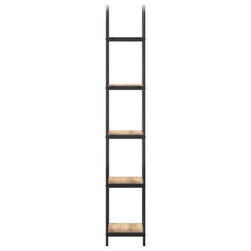 Рафт за книги Дъб 40 x 30 x 183 см Инженерно дърво