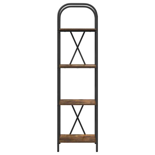 Рафт за книги Димян дъб 40 x 30 x 146 см Инженерно дърво