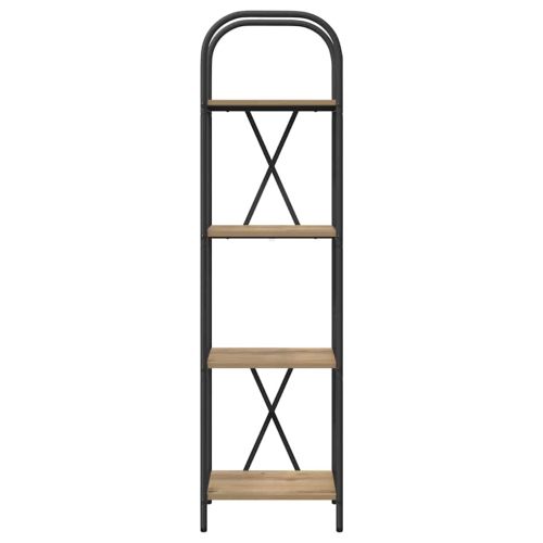 Рафт за книги Дъб 40 x 30 x 146 см Инженерно дърво