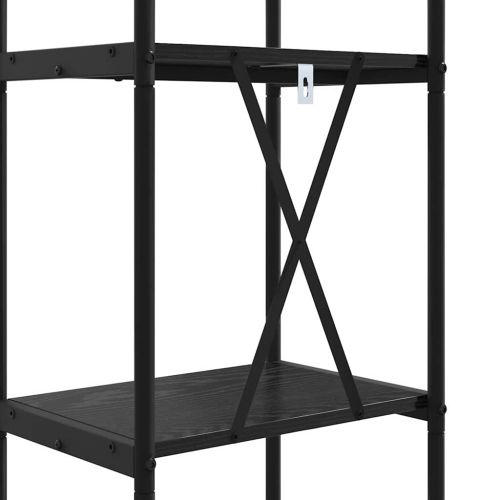 Рафт за книги Черния дъб 40 x 30 x 109 см Инженерно дърво