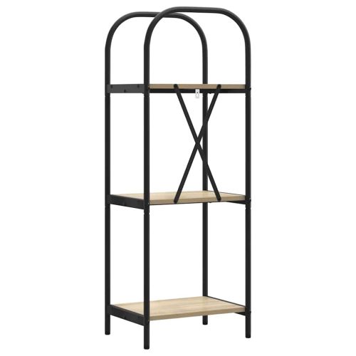 Рафт за книги Сонома дъб 40 x 30 x 109 см Инженерно дърво