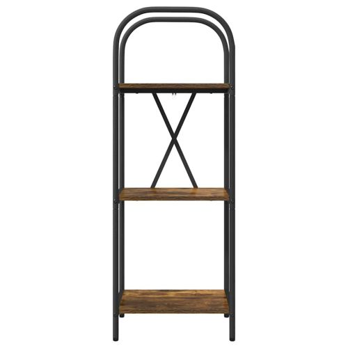 Рафт за книги Димян дъб 40 x 30 x 109 см Инженерно дърво