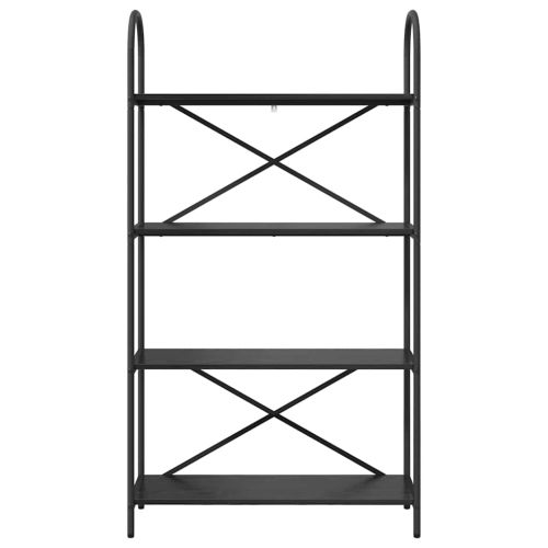 Рафт за книги Черния дъб 80 x 30 x 146 см Инженерно дърво