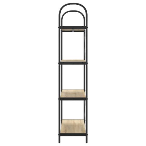 Рафт за книги Сонома дъб 80 x 30 x 146 см Инженерно дърво