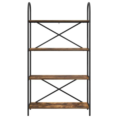 Рафт за книги Димян дъб 80 x 30 x 146 см Инженерно дърво