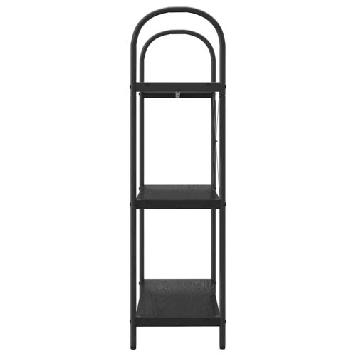 Рафт за книги Черния дъб 80 x 30 x 109 см Инженерно дърво