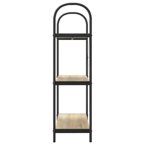 Рафт за книги Сонома дъб 80 x 30 x 109 см Инженерно дърво