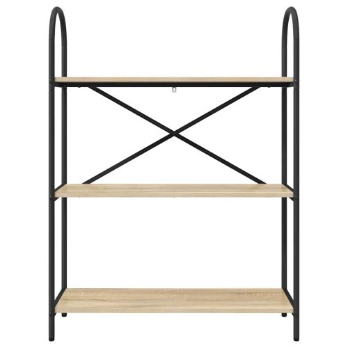 Рафт за книги Сонома дъб 80 x 30 x 109 см Инженерно дърво