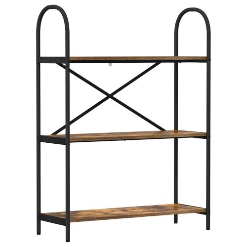 Рафт за книги Димян дъб 80 x 30 x 109 см Инженерно дърво