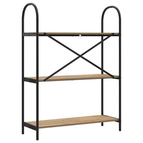 Рафт за книги Дъб 80 x 30 x 109 см Инженерно дърво