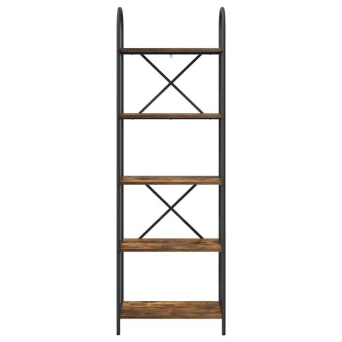 Рафт за книги Димян дъб 60 x 30 x 183 см Инженерно дърво