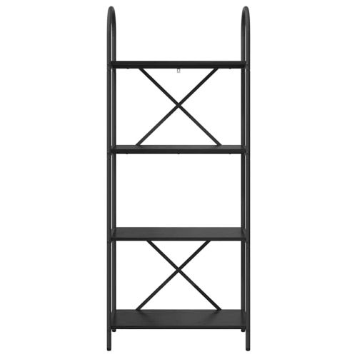 Рафт за книги Черния дъб 60 x 30 x 146 см Инженерно дърво