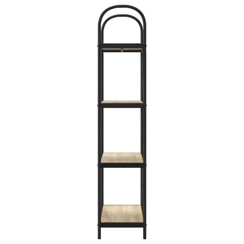 Рафт за книги Сонома дъб 60 x 30 x 146 см Инженерно дърво