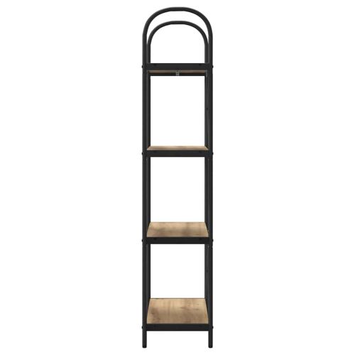 Рафт за книги Дъб 60 x 30 x 146 см Инженерно дърво