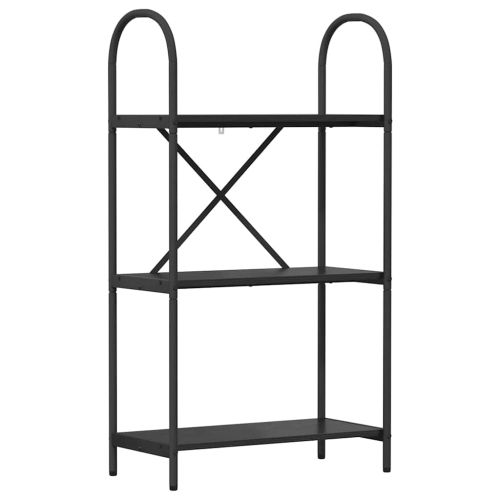 Рафт за книги Черния дъб 60 x 30 x 109 см Инженерно дърво