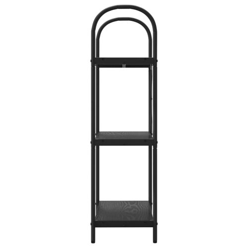 Рафт за книги Черния дъб 60 x 30 x 109 см Инженерно дърво