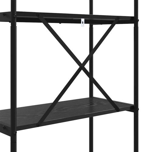 Рафт за книги Черния дъб 60 x 30 x 109 см Инженерно дърво