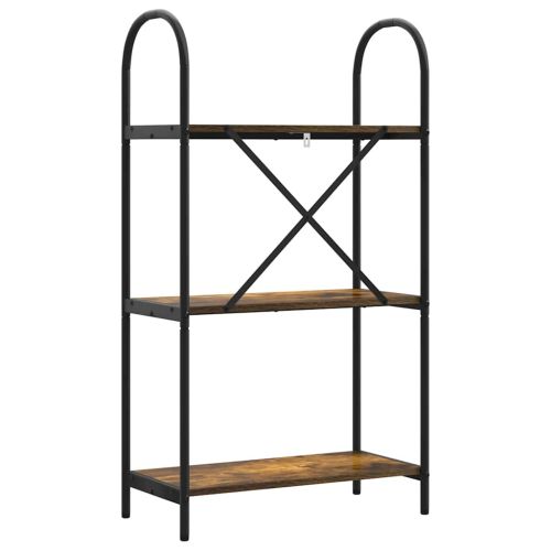 Рафт за книги Димян дъб 60 x 30 x 109 см Инженерно дърво