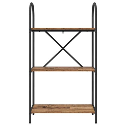 Рафт за книги Старо дърво 60 x 30 x 109 см Инженерно дърво