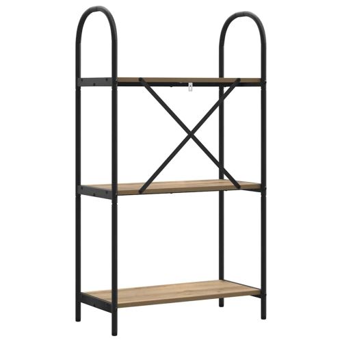 Рафт за книги Дъб 60 x 30 x 109 см Инженерно дърво