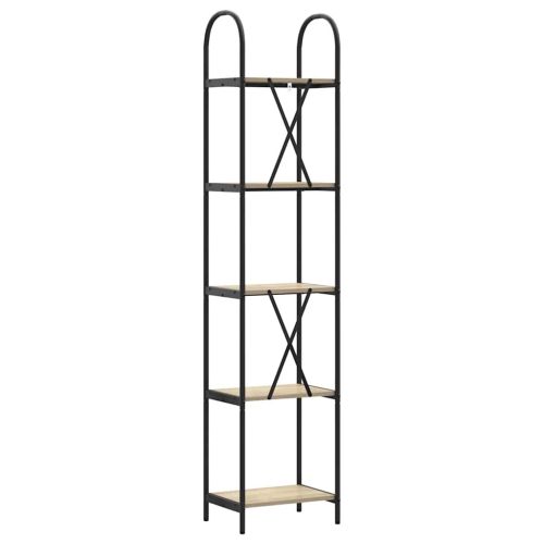 Рафт за книги Сонома дъб 40 x 30 x 183 см Инженерно дърво