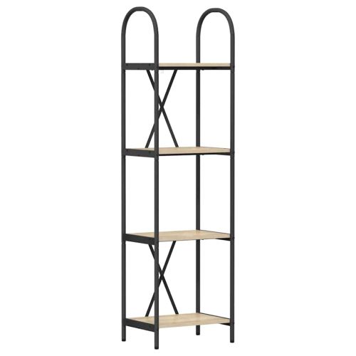 Рафт за книги Сонома дъб 40 x 30 x 146 см Инженерно дърво