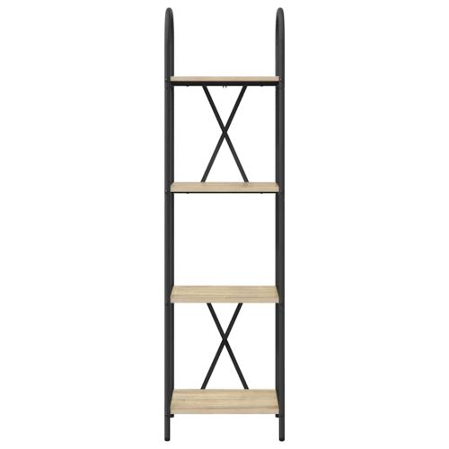 Рафт за книги Сонома дъб 40 x 30 x 146 см Инженерно дърво