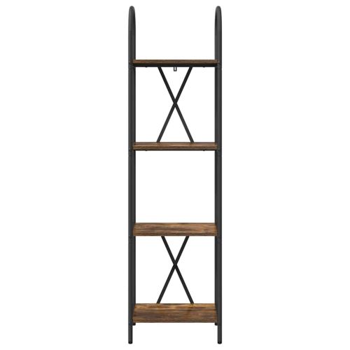 Рафт за книги Димян дъб 40 x 30 x 146 см Инженерно дърво