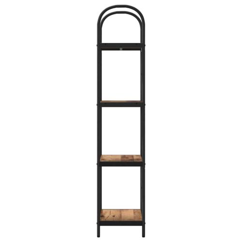 Рафт за книги Старо дърво 40 x 30 x 146 см Инженерно дърво