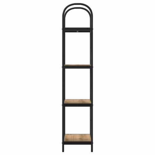 Рафт за книги Дъб 40 x 30 x 146 см Инженерно дърво