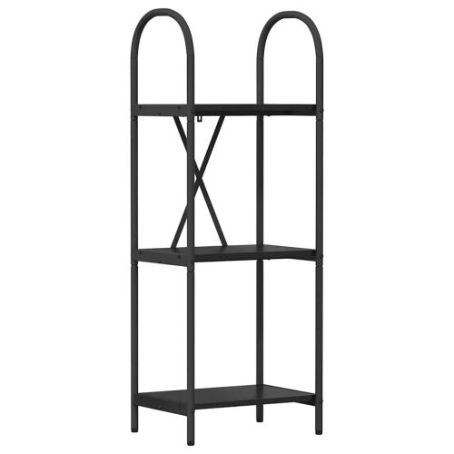 Рафт за книги Черния дъб 40 x 30 x 109 см Инженерно дърво