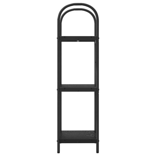 Рафт за книги Черния дъб 40 x 30 x 109 см Инженерно дърво