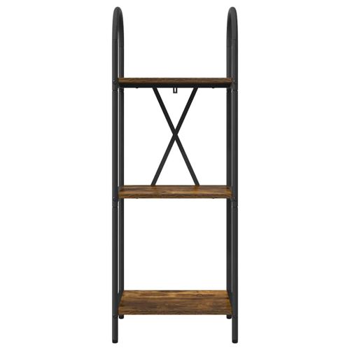 Рафт за книги Димян дъб 40 x 30 x 109 см Инженерно дърво