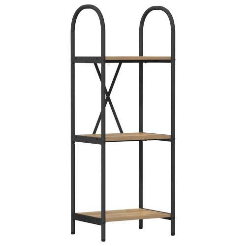 Рафт за книги Дъб 40 x 30 x 109 см Инженерно дърво