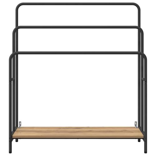 Стойка за дрехи с рафт Дъб 90 x 30 x 100,5 cm Инженерно дърво