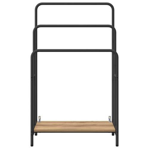 Стойка за дрехи с рафт Дъб 60 x 30 x 100,5 см Инженерно дърво