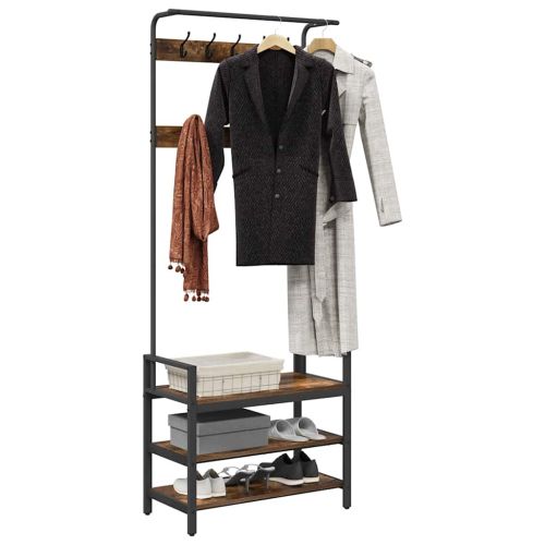 Закачалка за палта Димян дъб 75 x 34 x 184 см Инженерно дърво