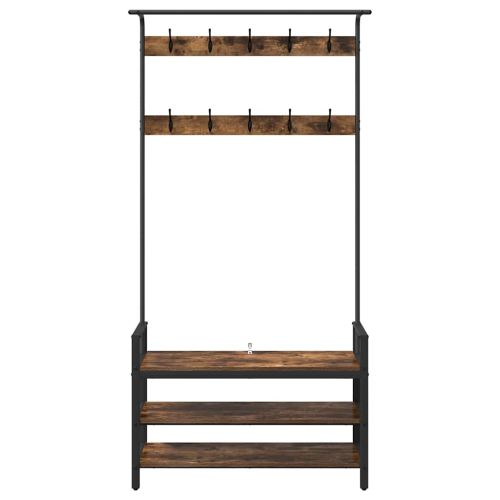 Закачалка за палта Димян дъб 95 x 34 x 184 см Инженерно дърво