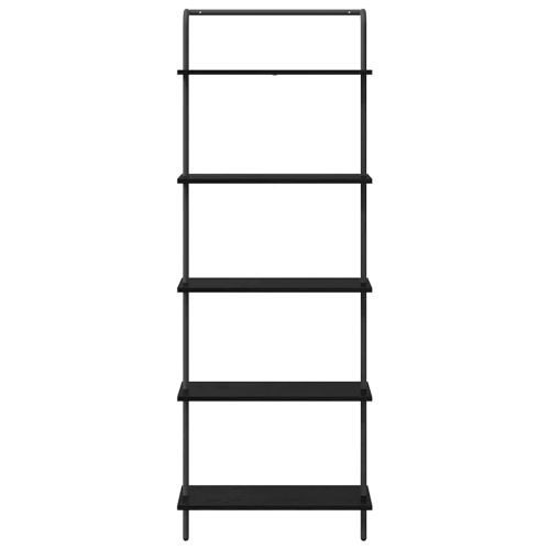 Рафт за книги Черния дъб 60 x 24 x 168 см Инженерно дърво