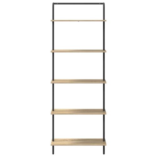 Рафт за книги Сонома дъб 60 x 24 x 168 см Инженерно дърво