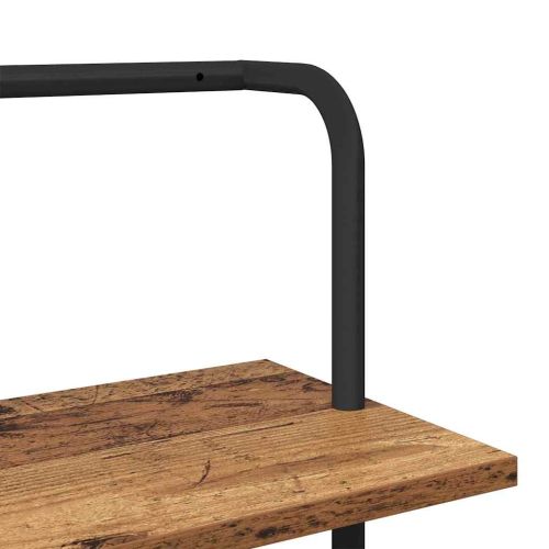 Рафт за книги Старо дърво 60 x 24 x 168 см Инженерно дърво