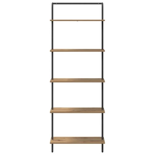 Рафт за книги Дъб 60 x 24 x 168 см Инженерно дърво