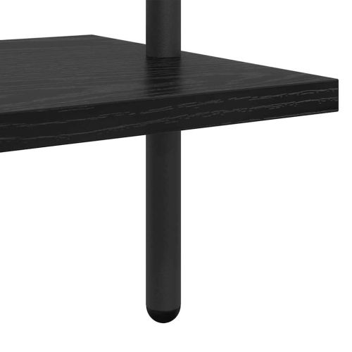 Рафт за книги Черния дъб 60 x 24 x 203 см Инженерно дърво