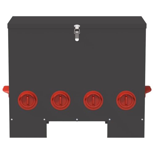 Кокошарник 2 pcs Черно 60,5 x 29 x 51 см