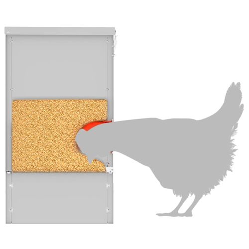 Кокошарник 2 pcs Сребрист 40,5 x 25 x 38 см