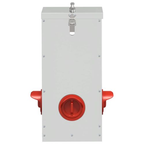 Кокошарник 2 pcs Сребрист 32,5 x 20,5 x 43 см