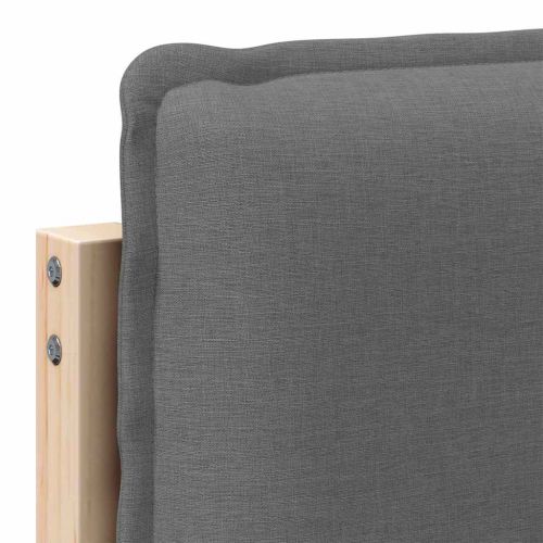 Тапицирана табла с таблото Естествено и светло сиво 180 cm