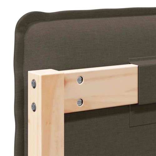 Тапицирана табла с таблото Естествено и светло сиво 180 cm